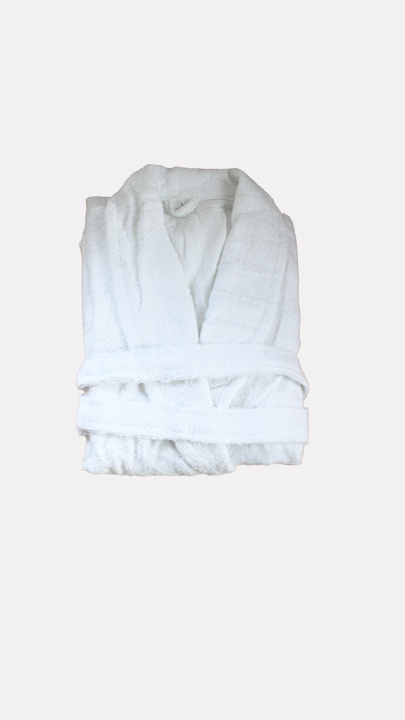 Bademantel mit Schalkragen