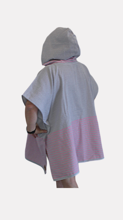 Hamam-Poncho mit Kapuze